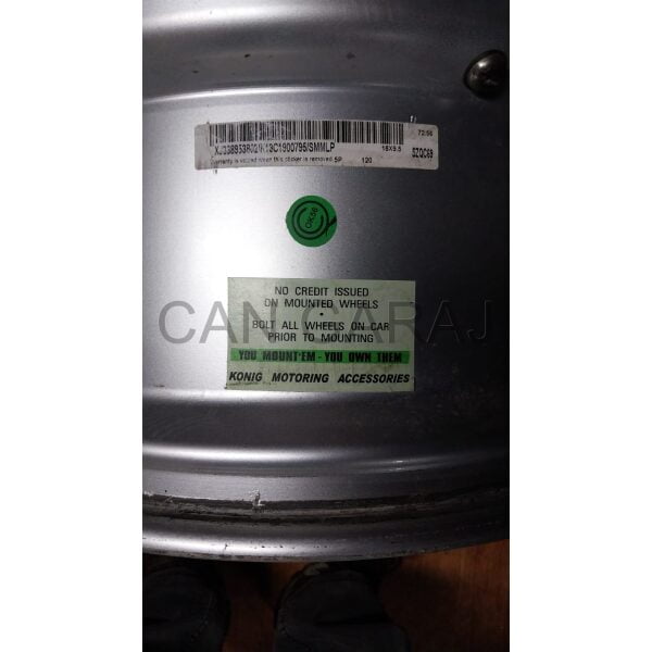 konig 18x9.5 jant takımı