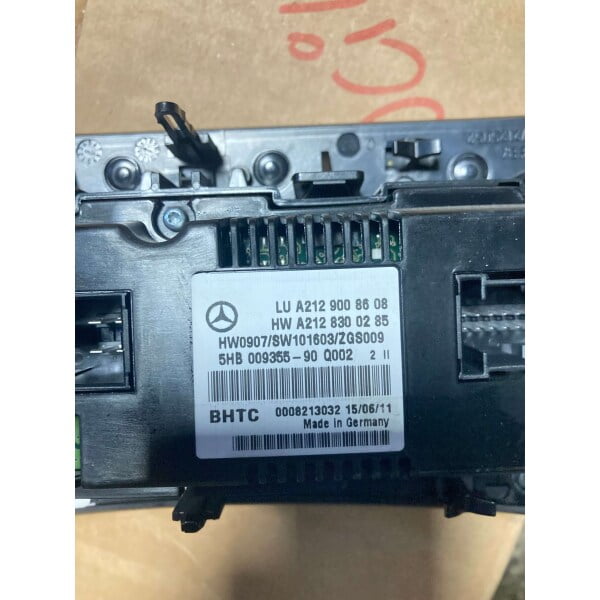 a2129008608 mercedes w212 e class klima kontrol paneli - görsel 2