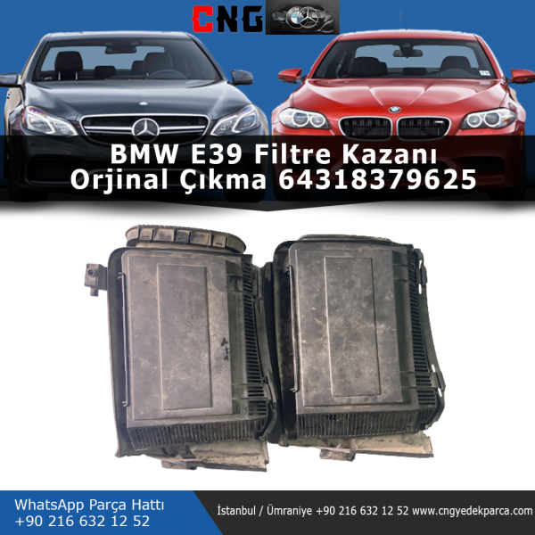 64318379625 bmw e39 filtre kazanı orjinal çıkma