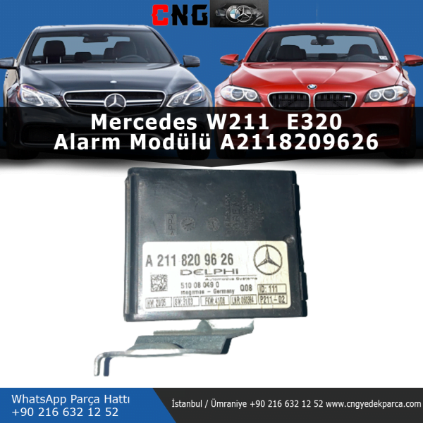 a2118209626 mercedes w211 e320 alarm modülü