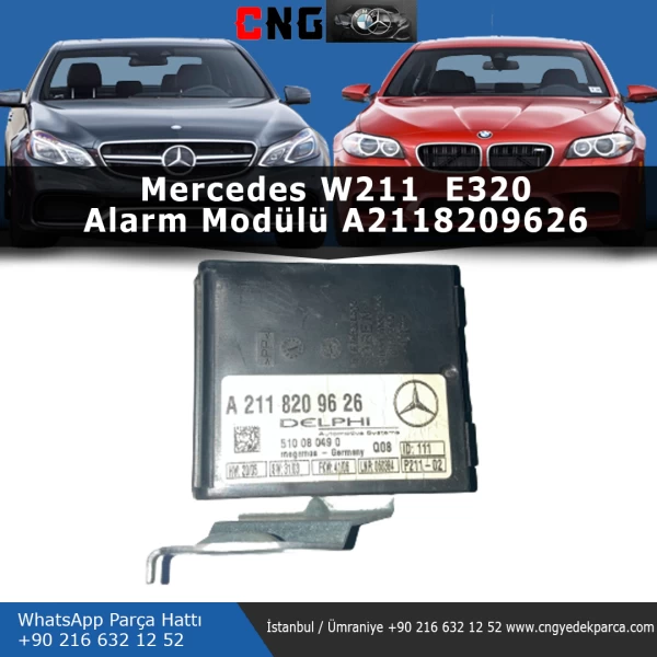 a2118209626 mercedes w211 e320 alarm modülü