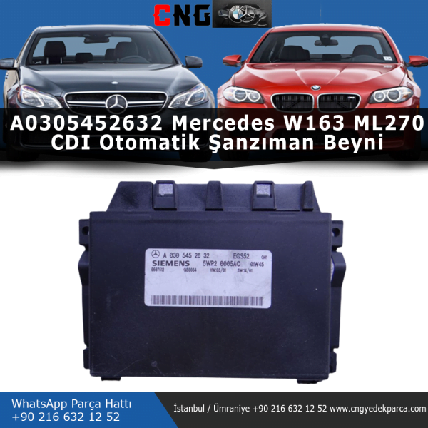 a0305452632 mercedes w163 ml270 cdi otomatik şanzıman beyni