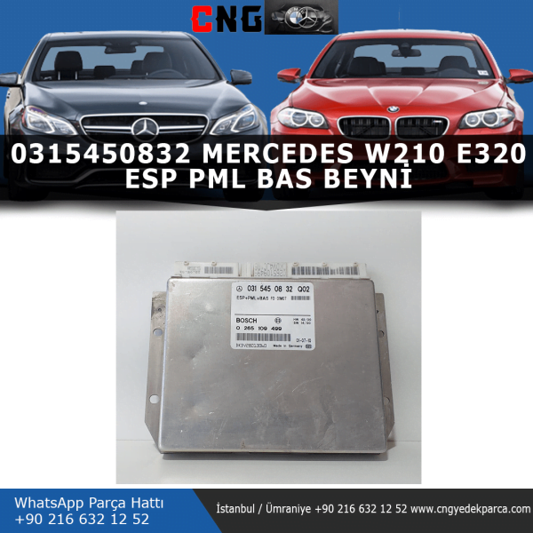 0315450832 mercedes w210 e320 esp pml bas beyni