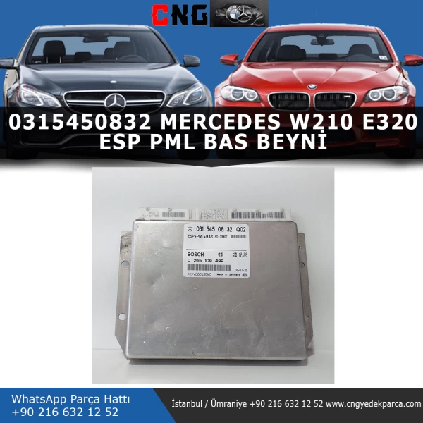 0315450832 mercedes w210 e320 esp pml bas beyni