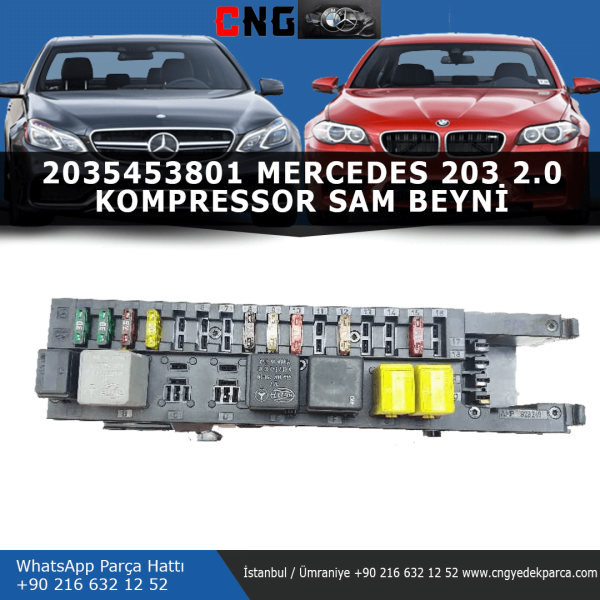 2035453801 mercedes 203 2.0 kompressor sam beyni