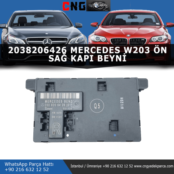2038206426 mercedes w203 on sag kapi beyni