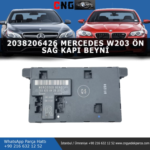 2038206426 mercedes w203 on sag kapi beyni