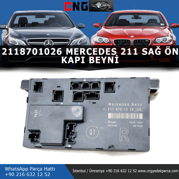 2118701026 mercedes 211 sag on kapi beyni