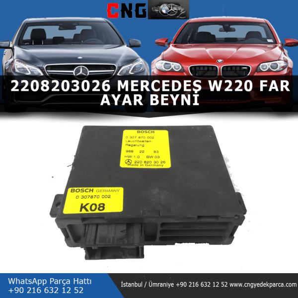 2208203026 mercedes w220 far ayar beyni
