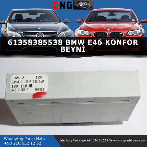 61358385538 bmw e46 konfor beyni