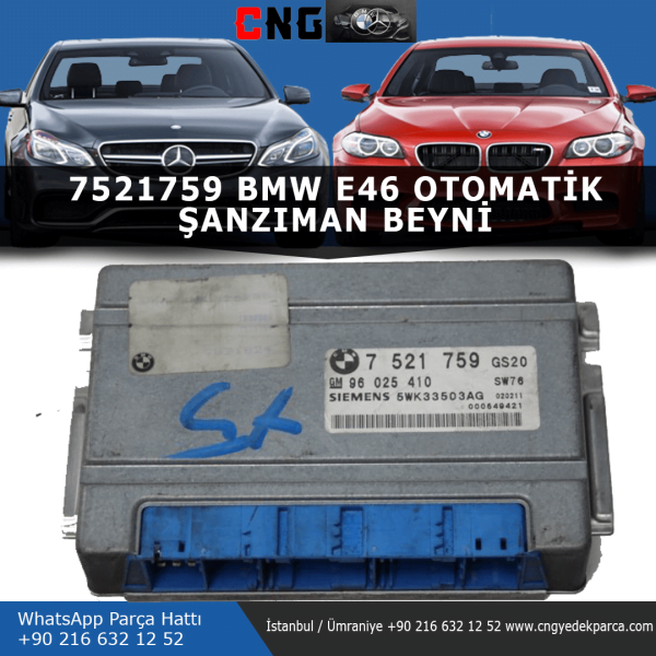 7521759 bmw e46 otomatik sanziman beyni