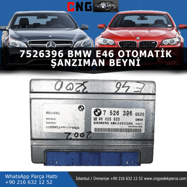 7526396 bmw e46 otomatik sanziman beyni