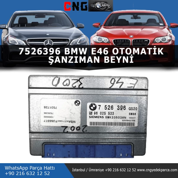 7526396 bmw e46 otomatik sanziman beyni