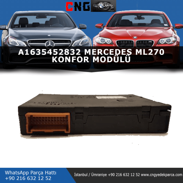 a1635452832 mercedes ml270 konfor modulu