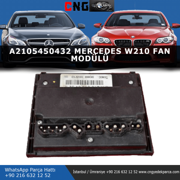 a2105450432 mercedes w210 fan modulu