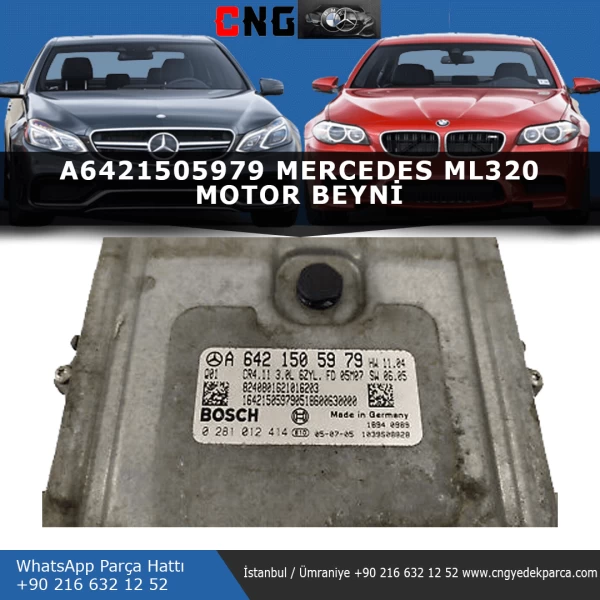 a6421505979 mercedes ml320 motor beyni