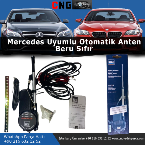 mercedes w124 w201 w202 w210 vito w638 otomatik anten beru